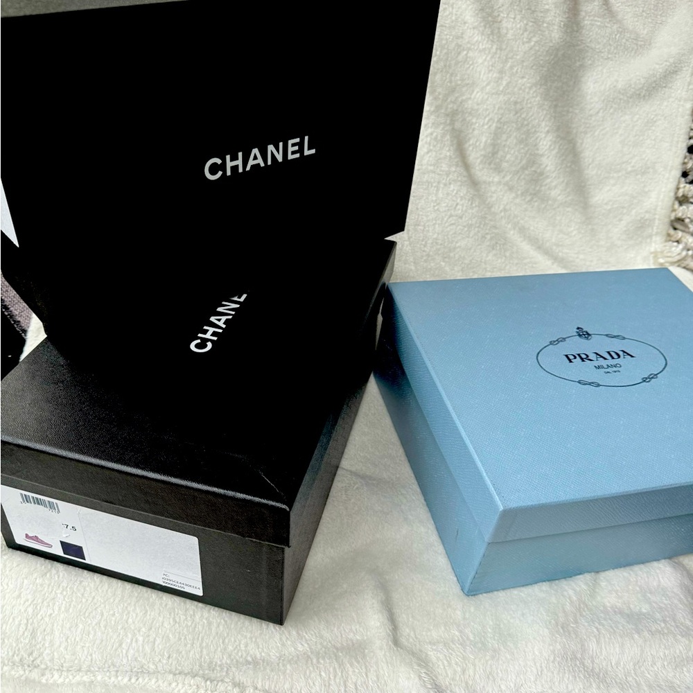 Chanel & Prada shoeboxes